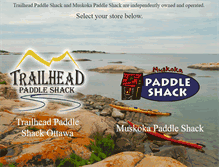Tablet Screenshot of paddleshack.ca